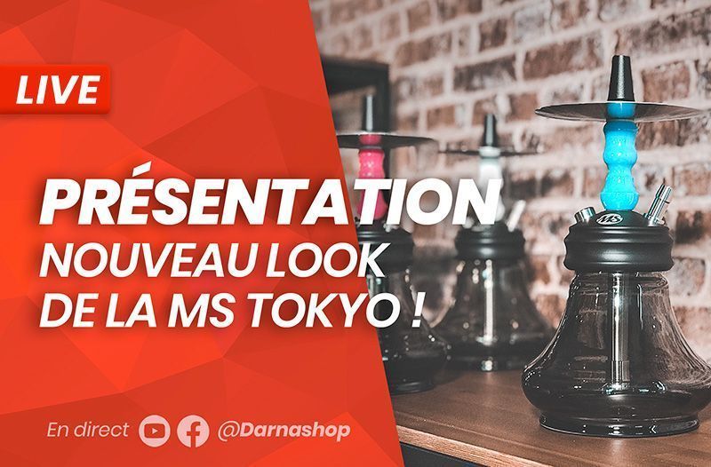 TEST des chichas MS Tokyo V2 et chicha MS Loubnan: Le Live